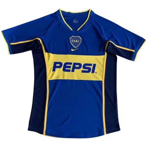 Maillot Domicile Rétro Boca Juniors 2002