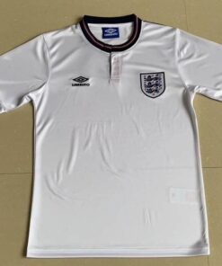 Maillot domicile rétro de l’Angleterre 1989