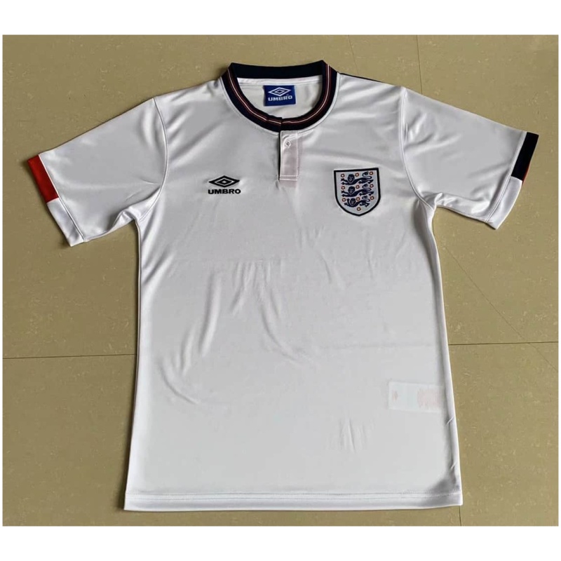 Maillot domicile rétro de l’Angleterre 1989