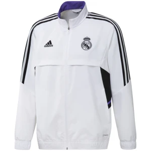 Veste coupe-vent toutes saisons Real Madrid blanche 2023/24