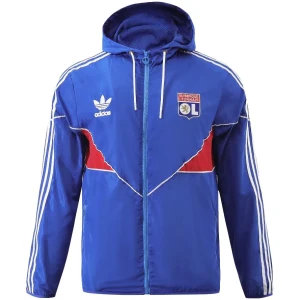 Veste Coupe-Vent Toutes Saisons Olympique Lyonnais Bleue 2023/24