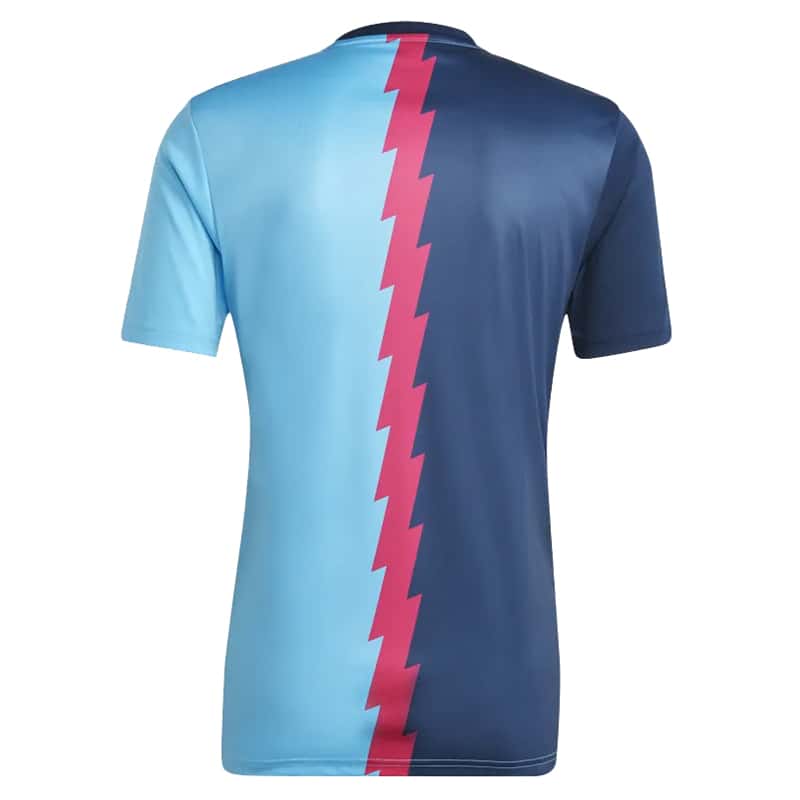 Maillot d’entraînement pré-joueur Arsenal, bleu clair, saison 2023/24