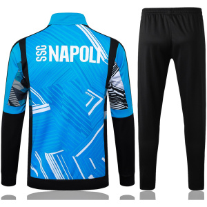 Ensemble de survêtement Napoli Veste + Pantalon Bleu Clair 2024/25