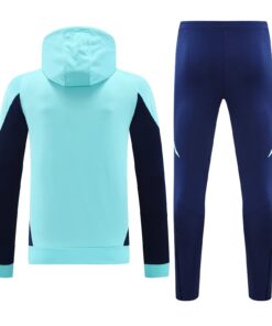Sweat-shirt à capuche Arsenal + Pantalon Ensemble d’entraînement Bleu clair 2024/25