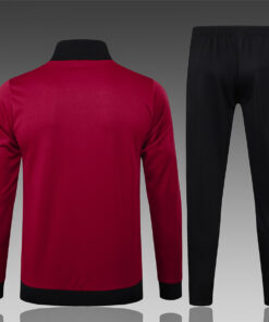 Ensemble d’entraînement pour enfants Manchester United Veste + Pantalon Bordeaux 2024/25
