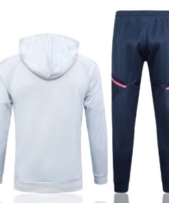 Veste à capuche + Pantalon d’entraînement Arsenal, gris clair, saison 2023/24