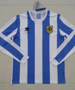 Maillot Rétro Domicile à Manches Longues de l’Argentine 1978