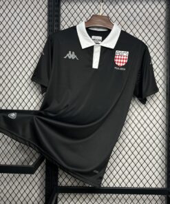 AS Monaco maillot foot noir 2024/25-Haut