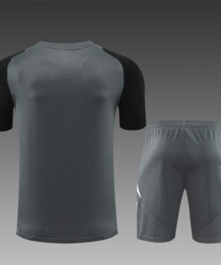 Ensemble d’entraînement court pour enfants de Manchester United gris 2024/25