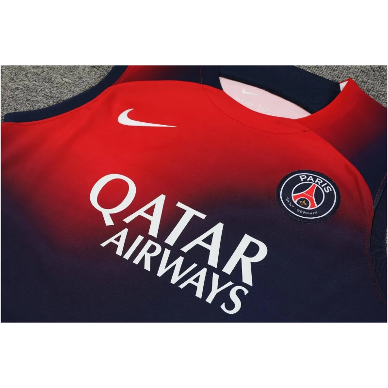 Maillot PSG Rouge – Bleu Marine 2023/24