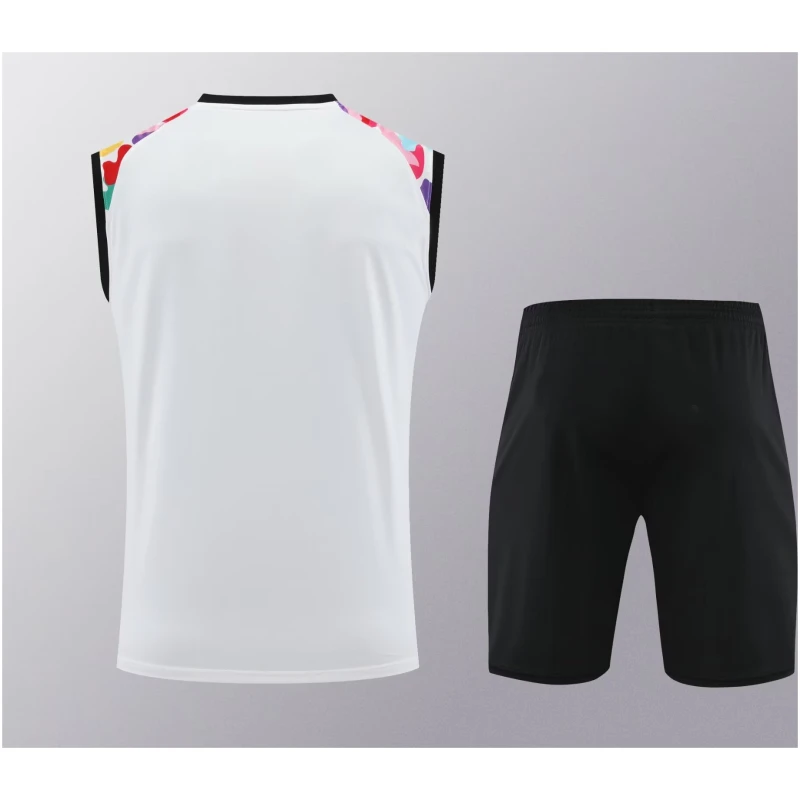 Combinaison Débardeur Manchester United Blanche 2024/25
