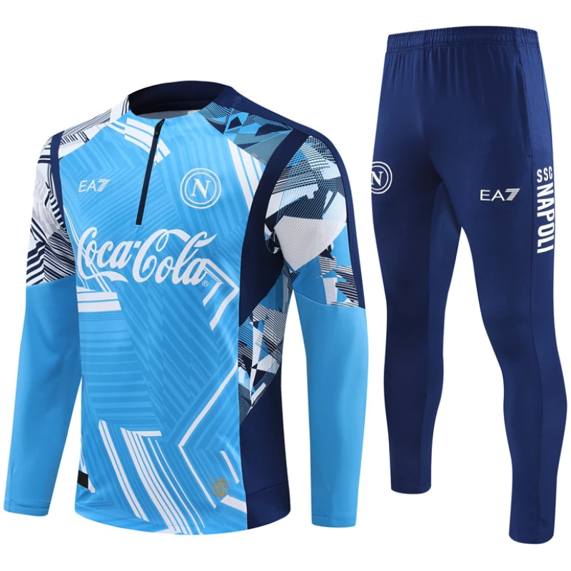 Tenue d’entraînement Napoli bleue 2024/25