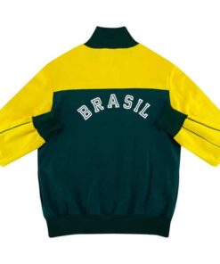 Veste Rétro Brésil Jaune – Verte 1982-1985