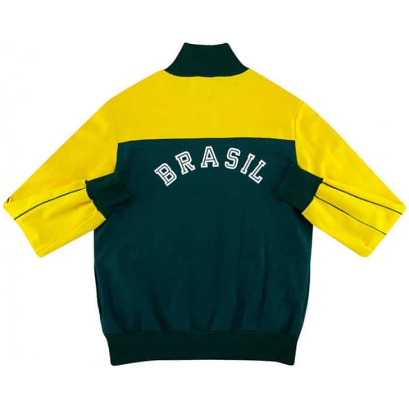 Veste Rétro Brésil Jaune – Verte 1982-1985
