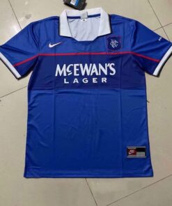 Maillot domicile rétro des Rangers 1997-1999