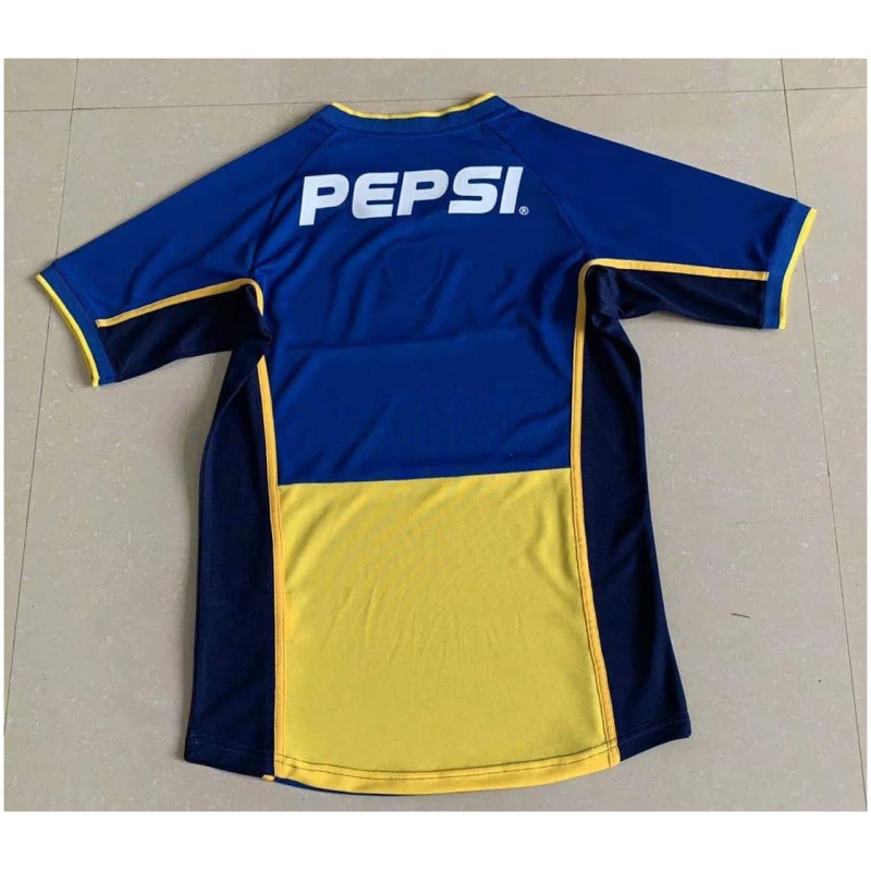 Maillot Domicile Rétro Boca Juniors 2002