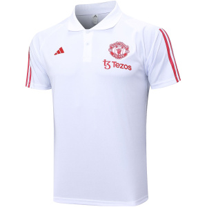 Polo Manchester United Blanc 2023/24