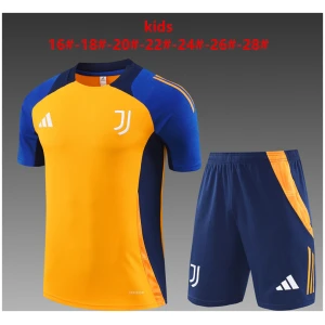 Ensemble d’Entraînement Court pour Enfants Juventus Orange 2024/25