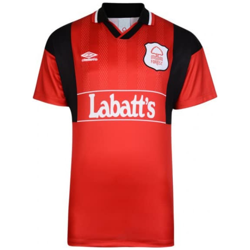 Maillot domicile rétro de Nottingham Forest 1994/95