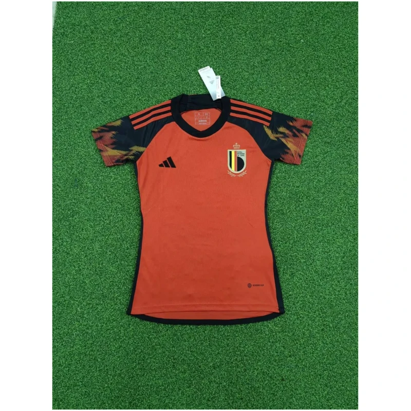 Maillot Domicile Femme Belgique Coupe du Monde de la FIFA Qatar 2022