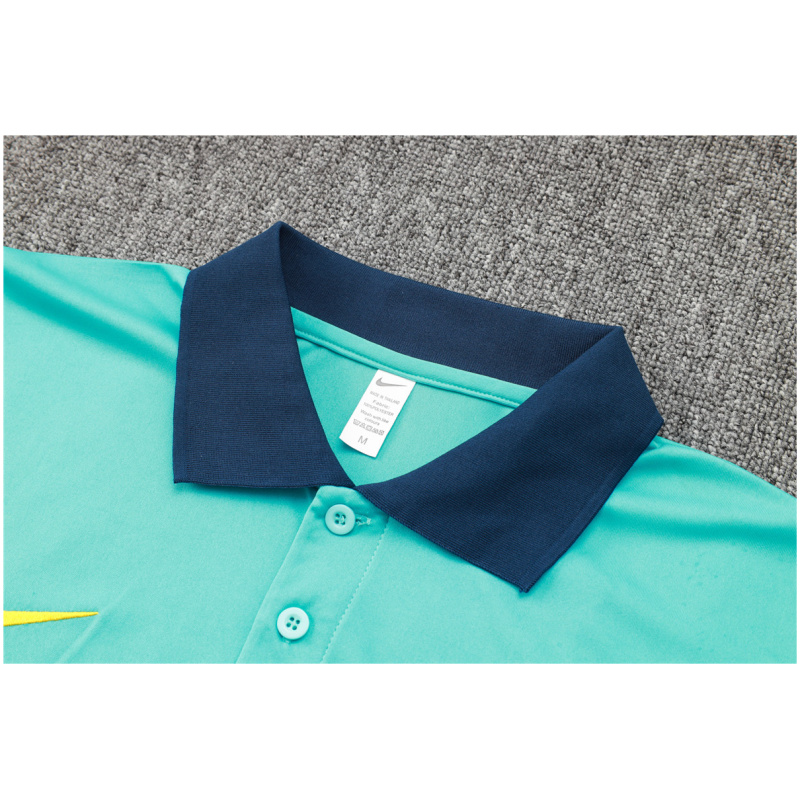 Chemise Polo Brésil Aqua Green 2024