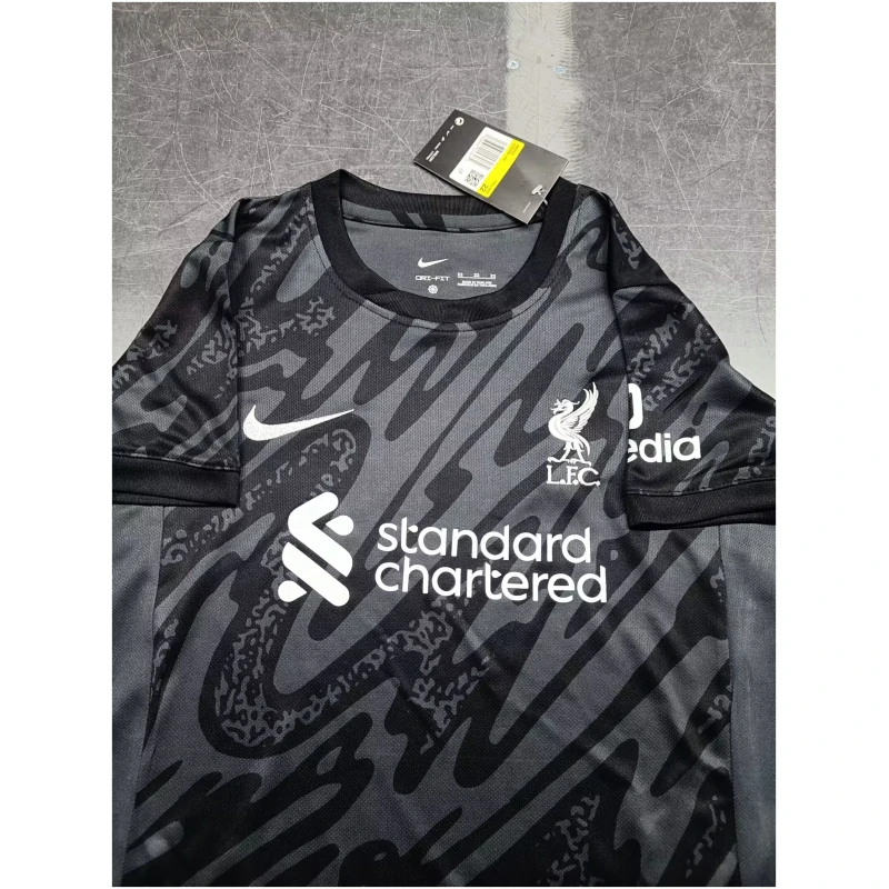 Maillot Noir de Gardien de But Liverpool Enfant 2024/25