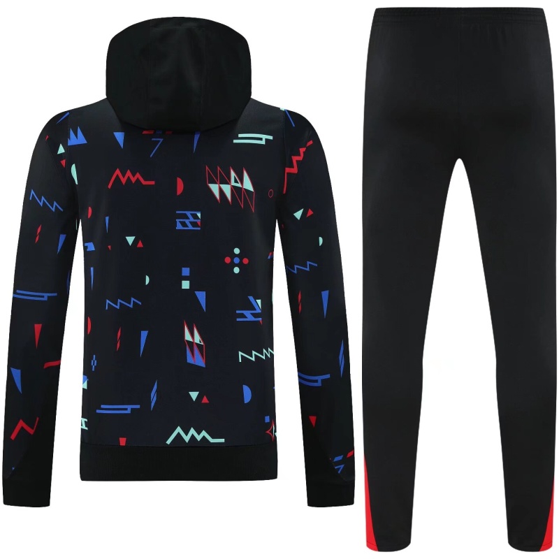 Sweatshirt à capuche Portugal + Survêtement Pantalon Noir II 2025