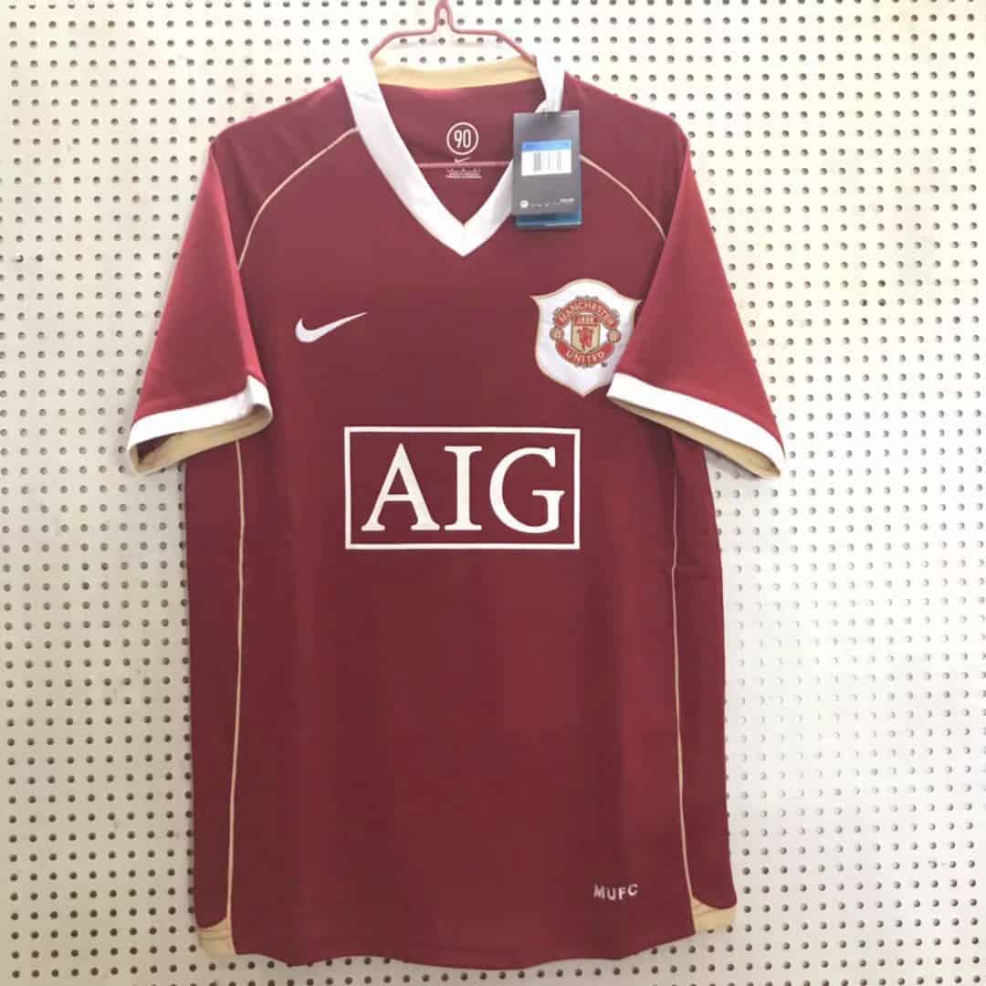 Maillot domicile rétro de Manchester United 2006/07