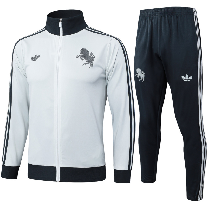 Veste et Pantalon d’Entraînement Juventus Gris Clair 2024/25