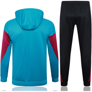 Survêtement PSG Veste à Capuche + Pantalon Entraînement Bleu-Vert 2024/25
