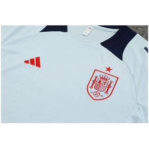 Tenue d'entraînement courte Espagne bleu clair 2024