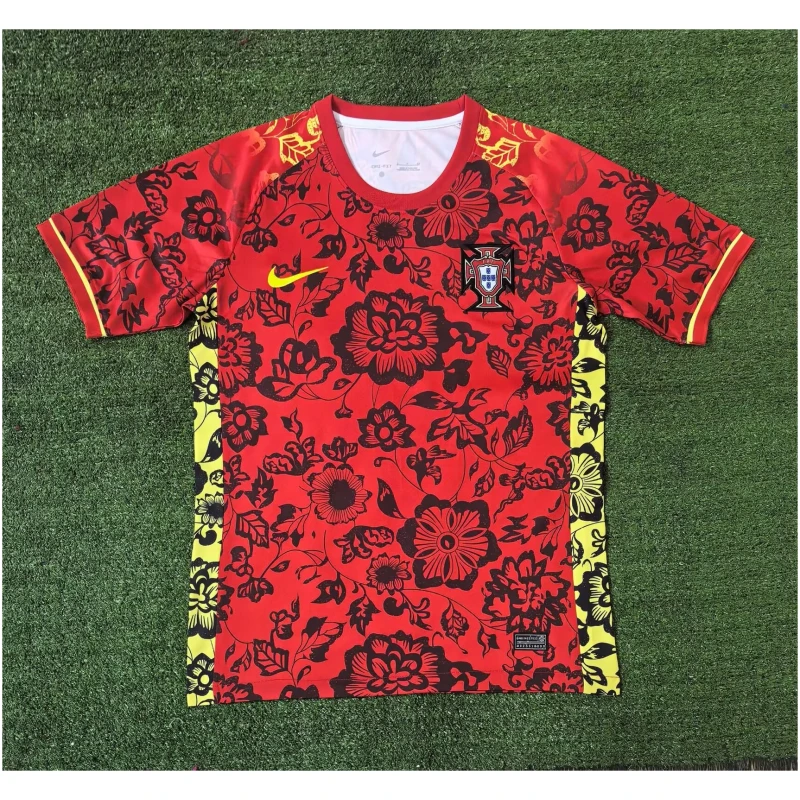 Maillot spécial Portugal Fleur Rouge 2024