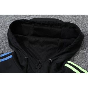 Veste coupe-vent Arsenal toutes saisons noire 2023/24