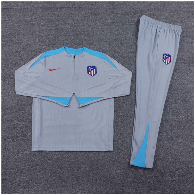 Ensemble d’entraînement pour enfants Atlético Madrid gris 2024/25