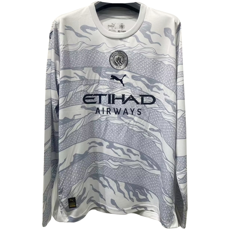Maillot spécial manches longues Manchester City Année du Dragon 2024