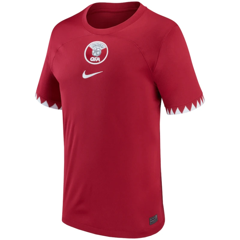 Maillot Domicile du Qatar Coupe du Monde de la FIFA 2022 au Qatar