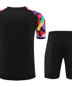 Tenue d’entraînement courte Manchester United noire 2024/25
