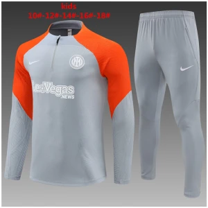 Ensemble d’entraînement pour enfants Inter Milan gris 2023/24