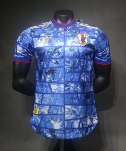 Édition Spéciale Japon Maillot Bleu Authentique 2024 – joueur