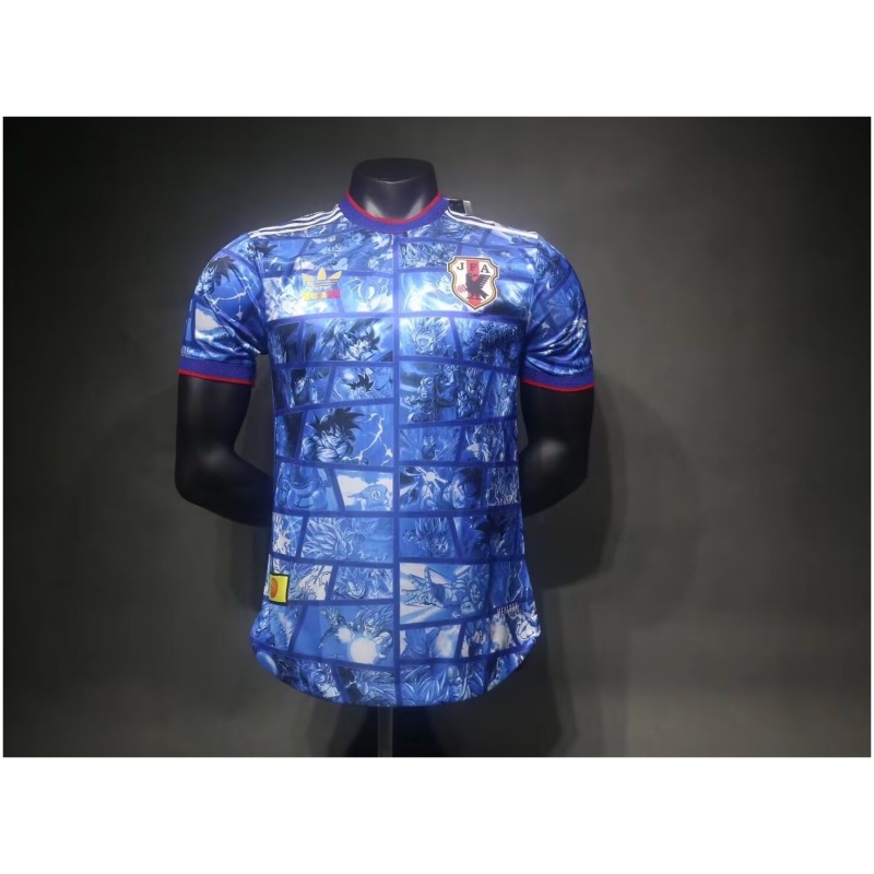 Édition Spéciale Japon Maillot Bleu Authentique 2024 – joueur