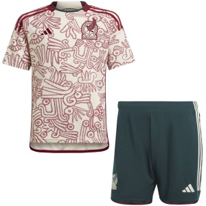 Maillot extérieur enfants du Mexique Coupe du Monde de la FIFA Qatar 2022