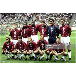 Maillot extérieur rétro d'Angleterre 1998