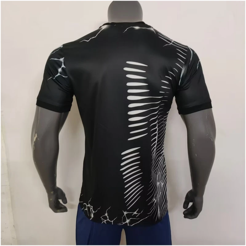 Maillot Édition Spéciale Léopard Noir Real Madrid 2024/25