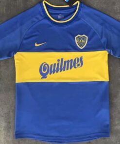 Maillot Domicile Rétro Boca Juniors 2000