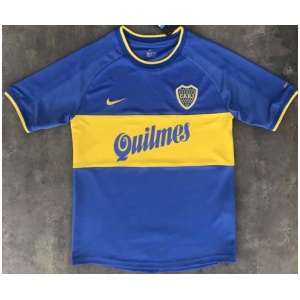 Maillot Domicile Rétro Boca Juniors 2000