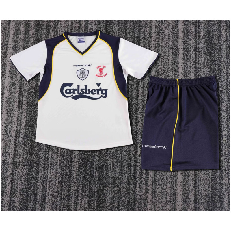 Maillot extérieur rétro pour enfants de Liverpool 2001/02