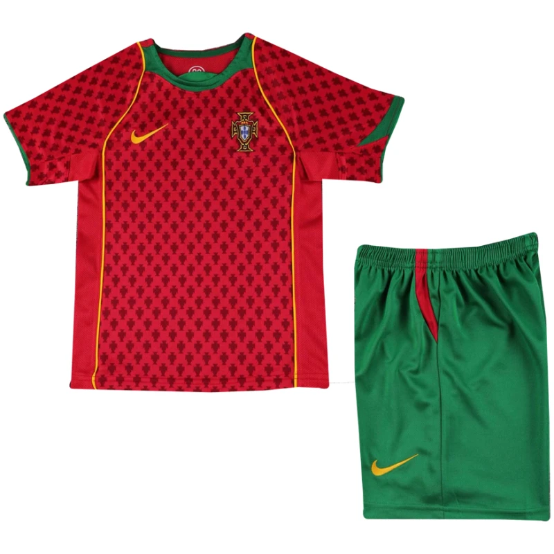 Maillot Domicile Portugal Rétro Enfant 2004