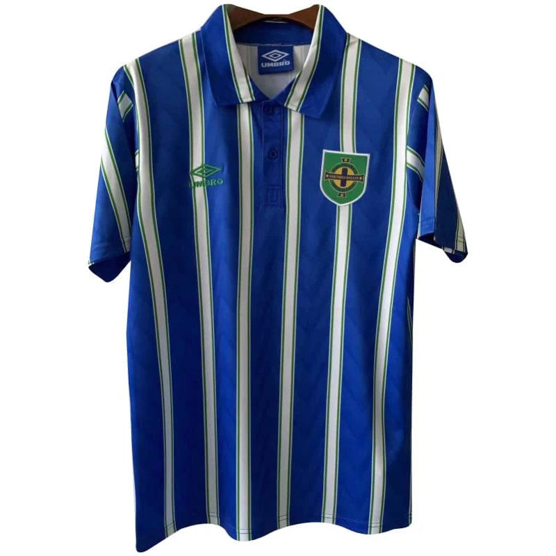 Maillot extérieur rétro de l’Irlande du Nord 1992
