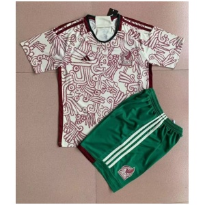 Maillot extérieur enfants du Mexique Coupe du Monde de la FIFA Qatar 2022