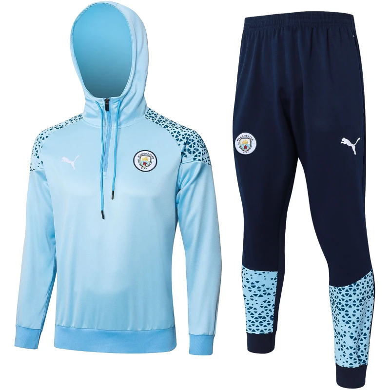 Sweat à Capuche Manchester City Bleu 2023/24